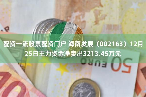 配资一流股票配资门户 海南发展（002163）12月25日主力资金净卖出3213.45万元