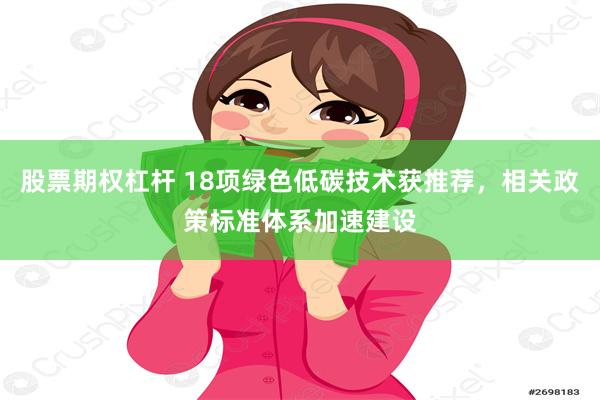 股票期权杠杆 18项绿色低碳技术获推荐，相关政策标准体系加速建设