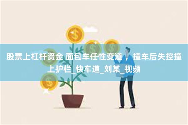 股票上杠杆资金 面包车任性变道 ，撞车后失控撞上护栏_快车道_刘某_视频