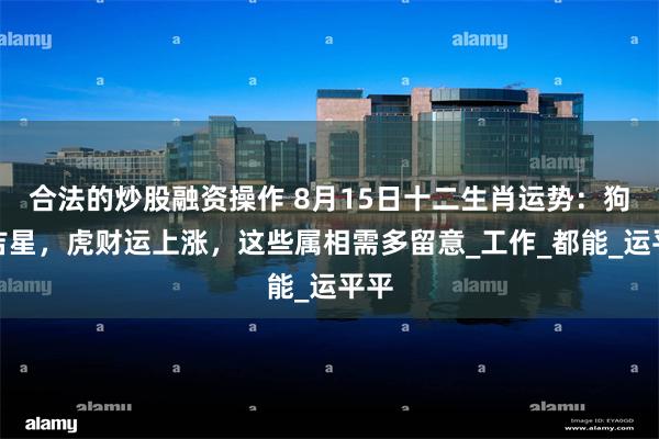 合法的炒股融资操作 8月15日十二生肖运势：狗遇吉星，虎财运